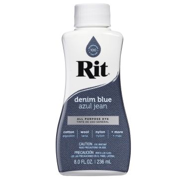 Rit Liquid Denim Blue Flüssigtextilfarbe