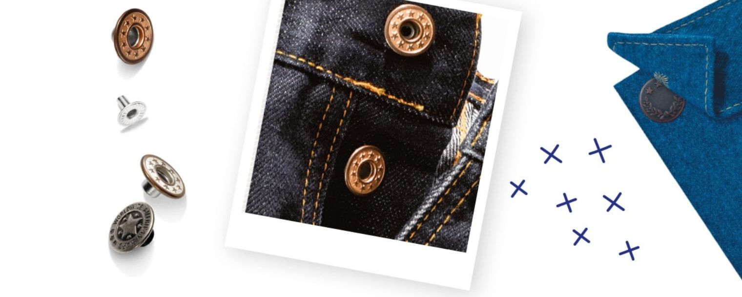 Jeans knopen Jeans knopen